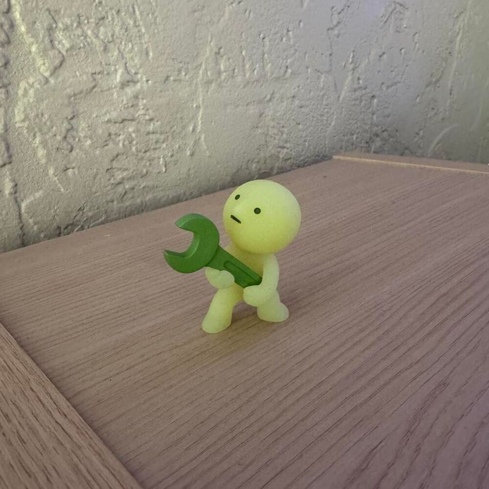 Smiski Yellow and Green Collectibles
